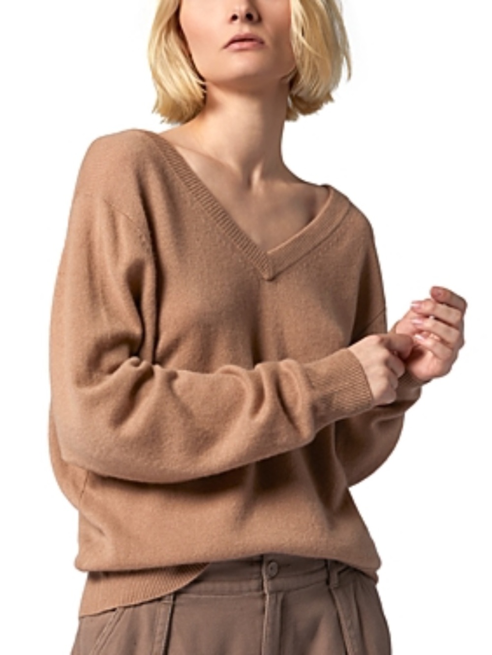 Equipment Lilou V Neck Cashmere Sweater M
